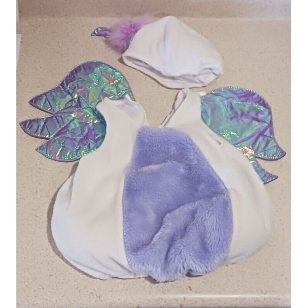 TOTALLY GHOUL PLUSH UNICORN COSTUME  INFANTS 1- 2 YEARS